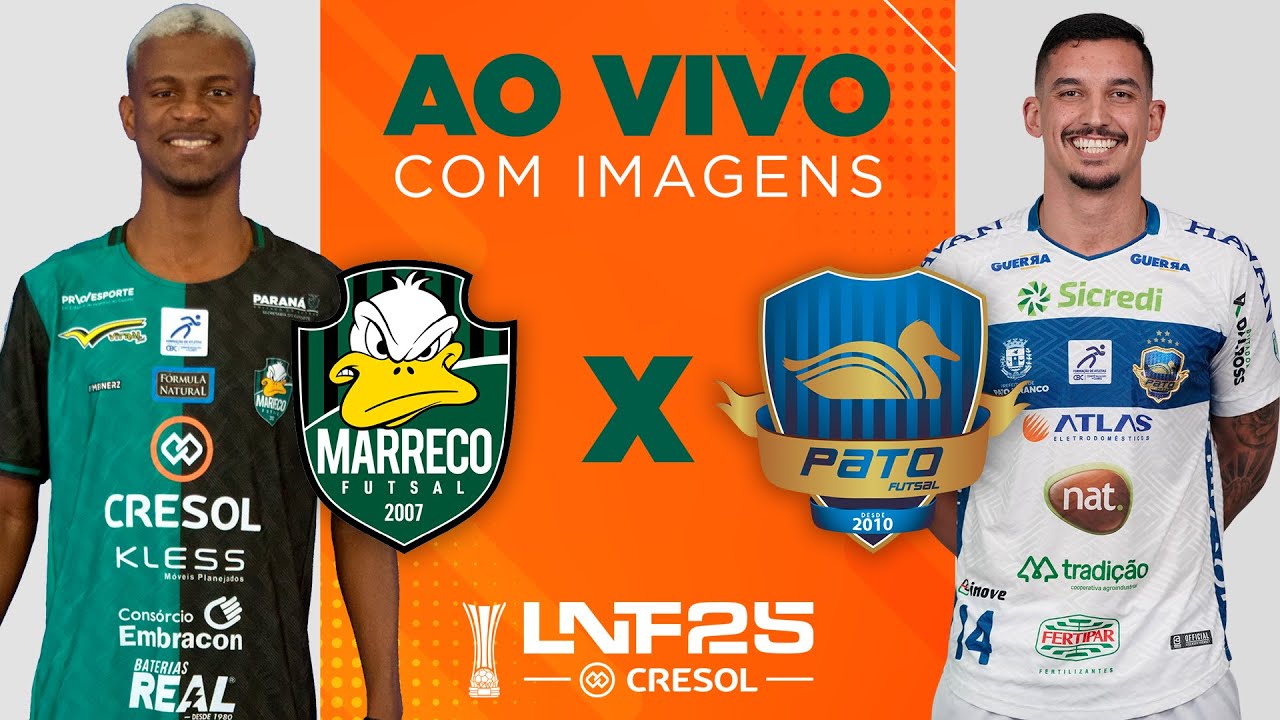 JOGO COMPLETO | LNF 2025 | MARRECO x PATO | RODADA 23