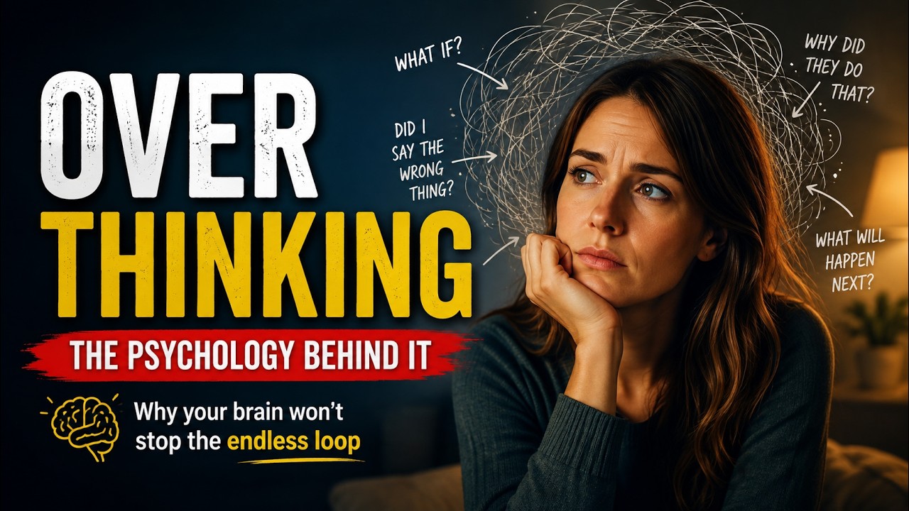 Why You Can't Stop Overthinking | The Psychology of Your Mind