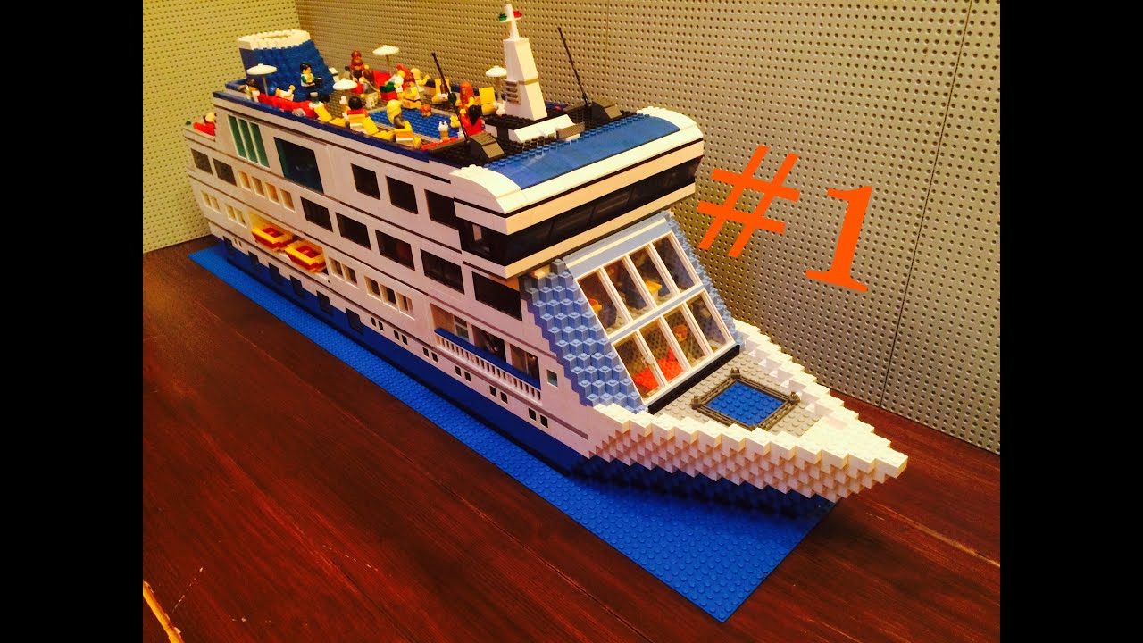 Супер обзор #1: Лего круизный лайнер / MOC: Lego cruise liner  #1