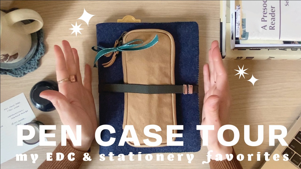 Pen case tour & journaling EDC ✦ My stationery favorites :)