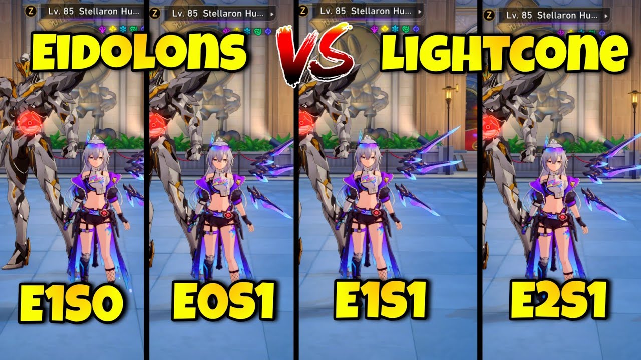 V2 SILVER WOLF 999 E1S0 VS E0S1 VS E1S1 VS E2S1 VS SAM || PURE FICTION DEMON 4.2