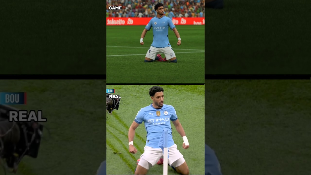 Marmoush Goal Recreated in EAFC 25 #fifa #fc25 #fifa23 #fc24 #eafc #football #gaming #shorts