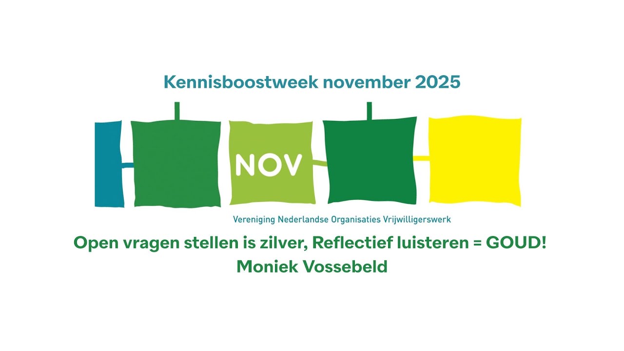 Kennisboost | Open vragen stellen is zilver, Reflectief luisteren = GOUD!