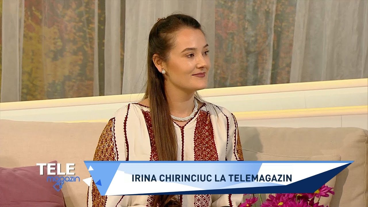 Tânăra cântăreaţă Irina Chirinciuc, despre familie şi cariera artistică