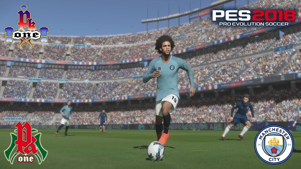 MANCHESTER CITY HOME KIT 18/19 PES 2018