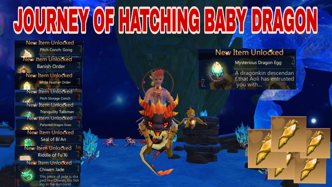 JOURNEY OF HATCHING BABY DRAGON // NEW UPDATE // UTOPIA ORIGIN
