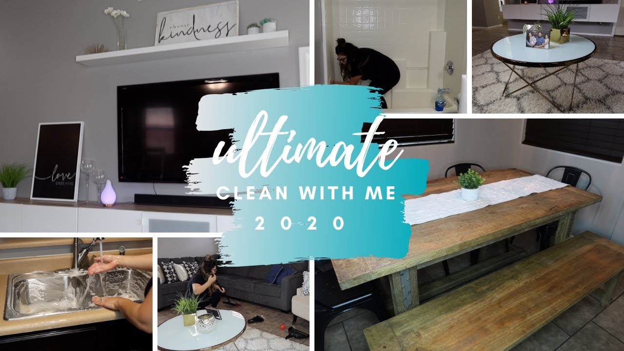 EXTREME CLEAN WITH ME 2020 | CLEANING MOTIVATION + Good music | Brittany Pino