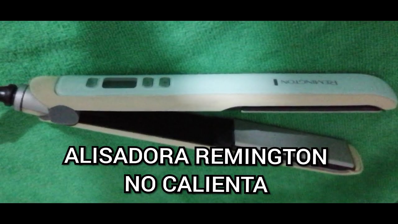 NO CALIENTA UN LADO LA  PLANCHA DE PELO REMINGTON Y RESTAURACION DEL CABLE