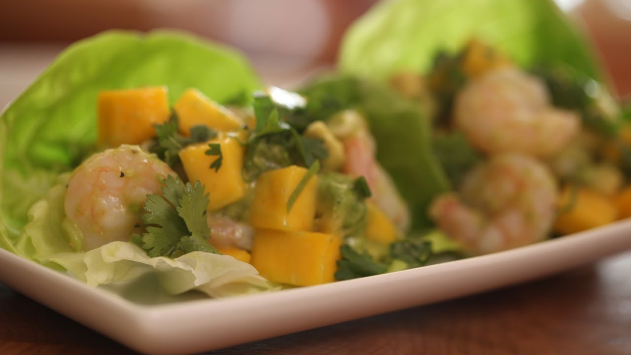Avocado, Mango and Shrimp Salad Recipe || KIN EATS