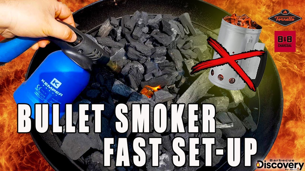 SET-UP FACILE E VELOCE PER AFFUMICATORI TIPO BULLET (senza ciminiera di accensione)