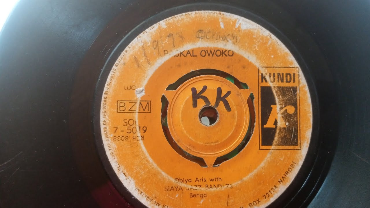 KUNDI 19 SIDE B.PASKAL OWOKO BY OBIYA ARIS.SIAYA JAZZ BAND .1973.