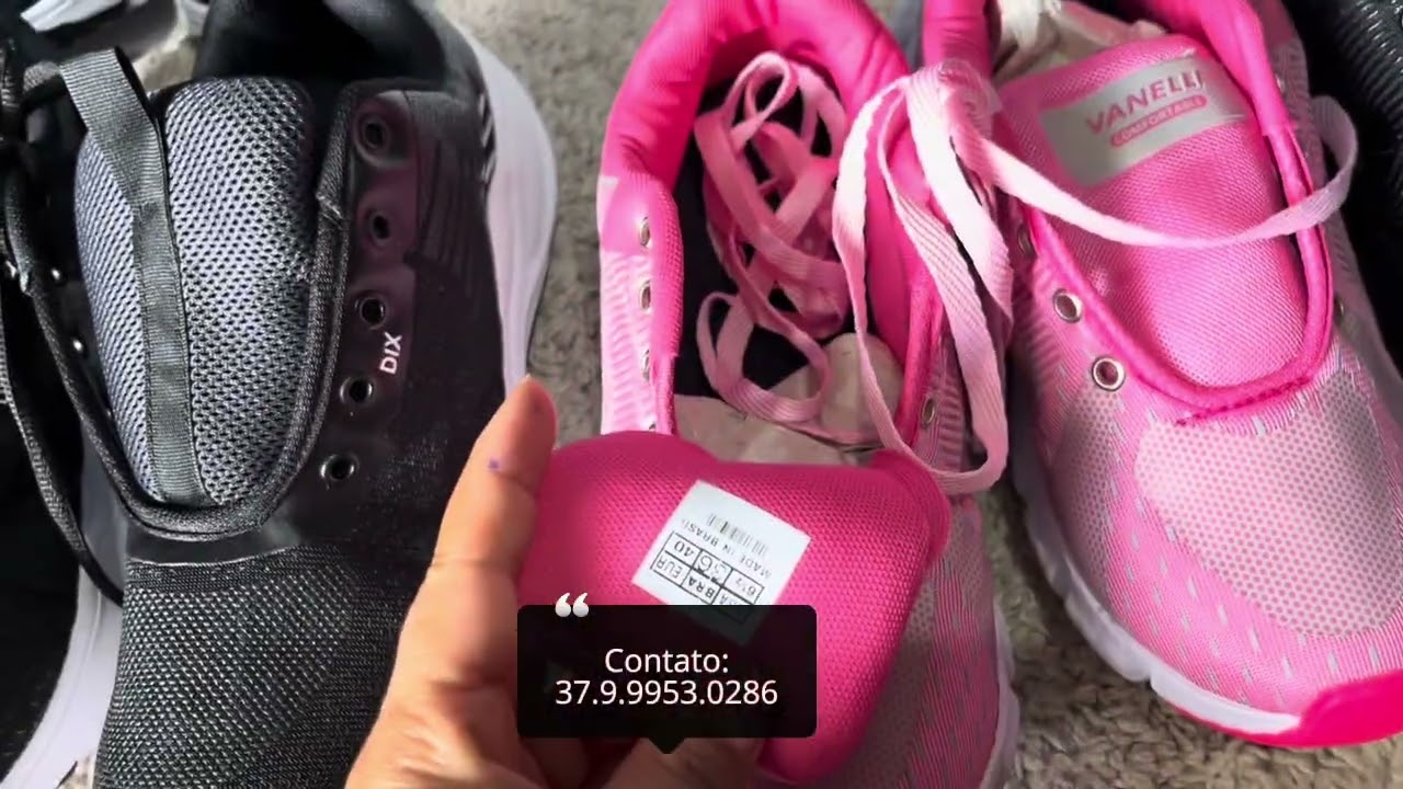 Lote 4 - Fardo/grade de TÊNIS NOVOS direto de FÁBRICA com 12 pares - Atacado para todo o Brasil 