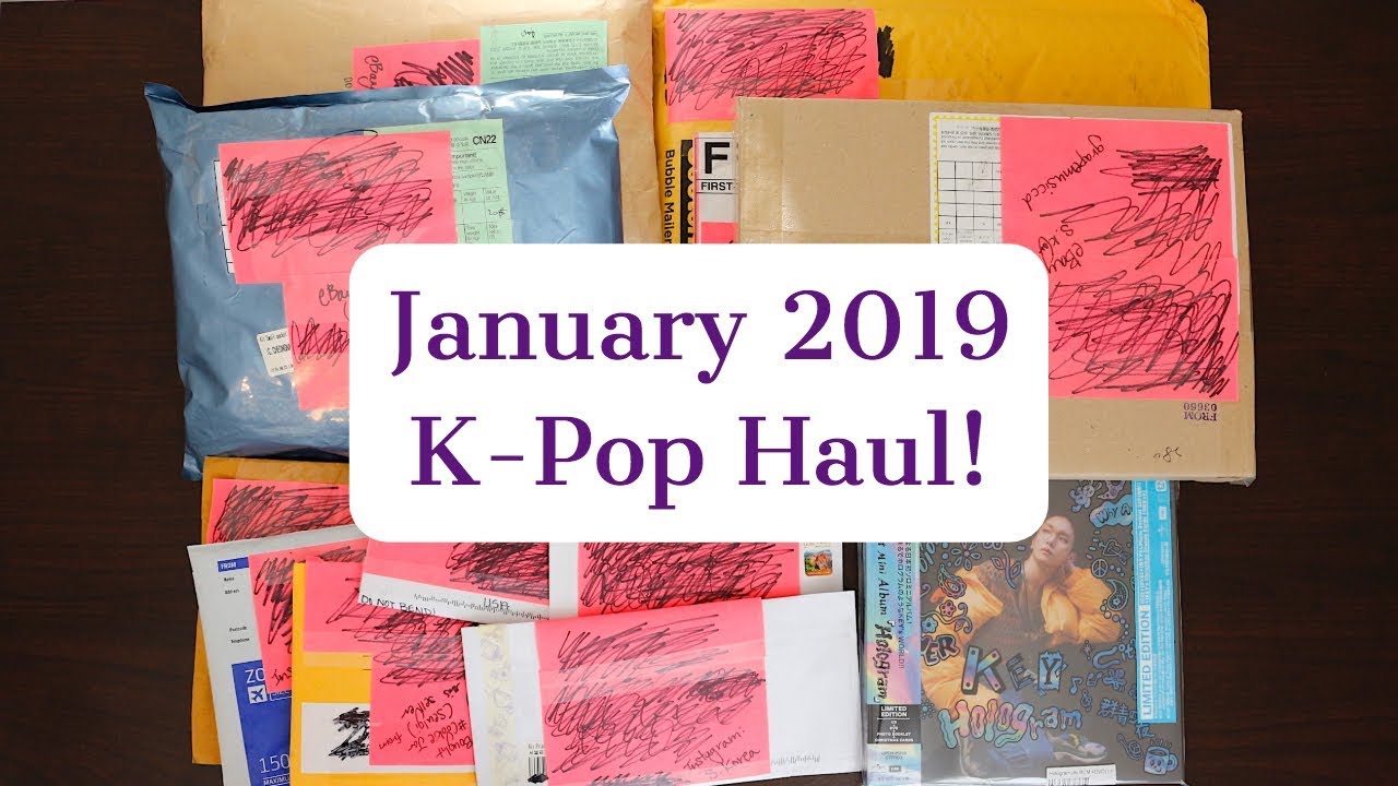 January 2019 K-Pop Haul - First Haul of the Year! 10 Packages!
