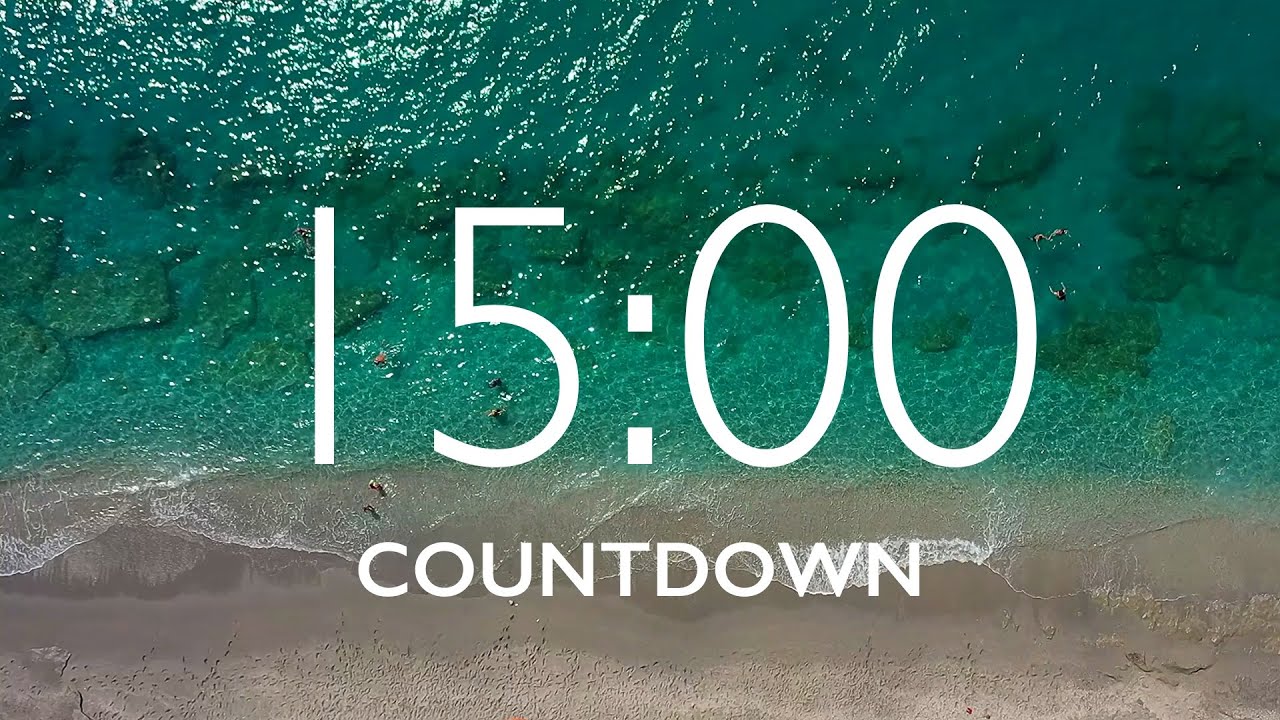 15 Minute Timer with Relaxing Music and Alarm 🎵⏰