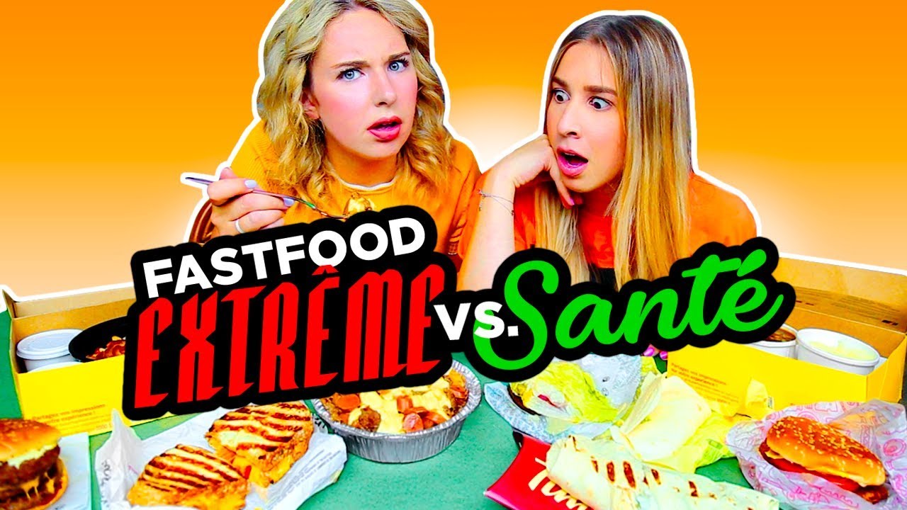 ON GOÛTE DU FASTFOOD EXTRÊME VS. SANTÉ! | 2e peau