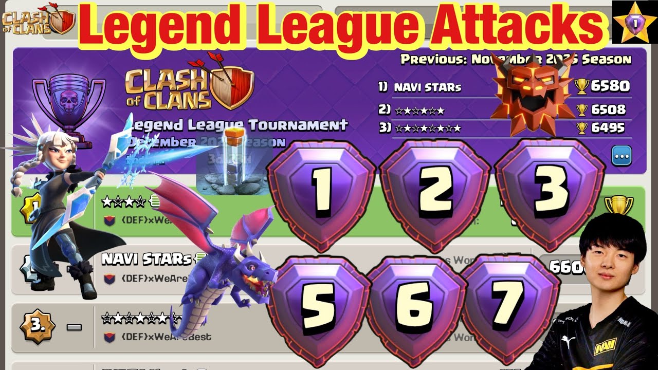 Legend League Attacks December Season Day26 HYDRA TOTEM With Army Link