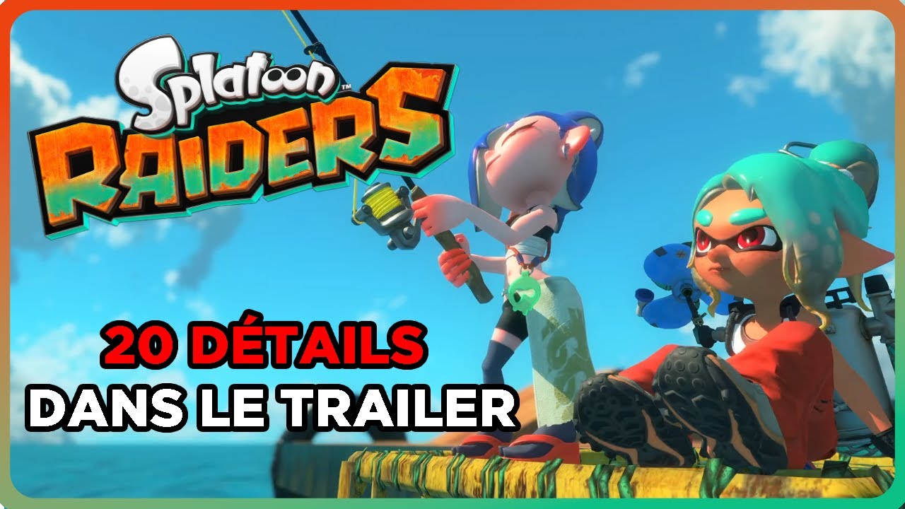 20 D&Eacute;TAILS CACH&Eacute;S DANS LE TRAILER DE SPLATOON RAIDERS