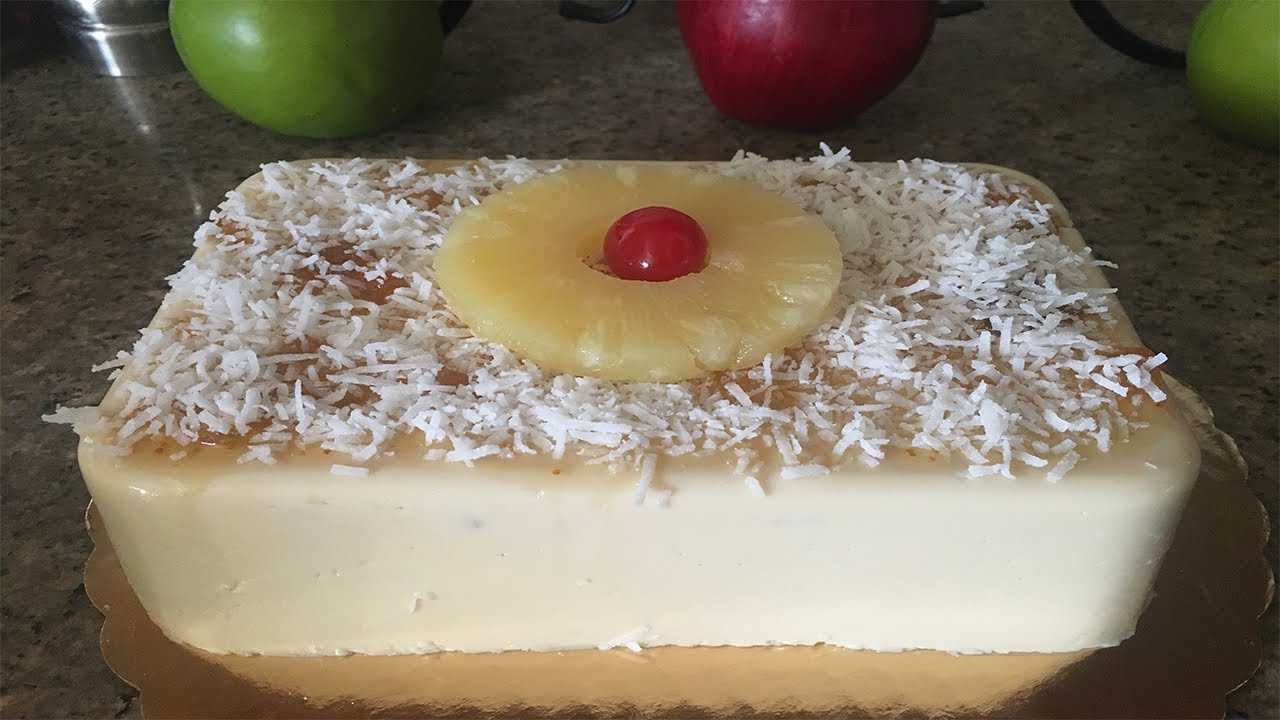 Postre de piña y coco te va a encantar