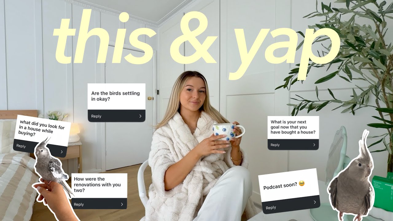 CHATTY GRWM like we're on facetime 🦜🏡 house updates, bird chaos, life advice, what's next?