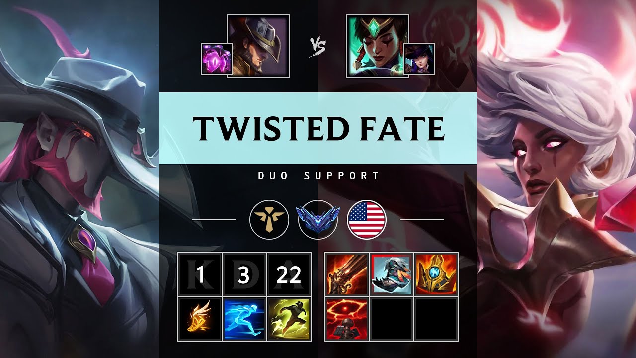 Twisted Fate Support vs Karma - NA Diamond Patch 25.21