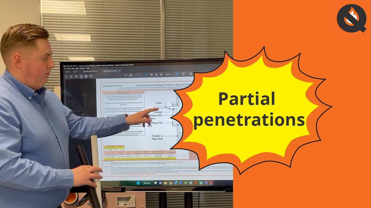 Firestopping Tested Details: Cable Conduits Penetrating a Flexible or Rigid Wall