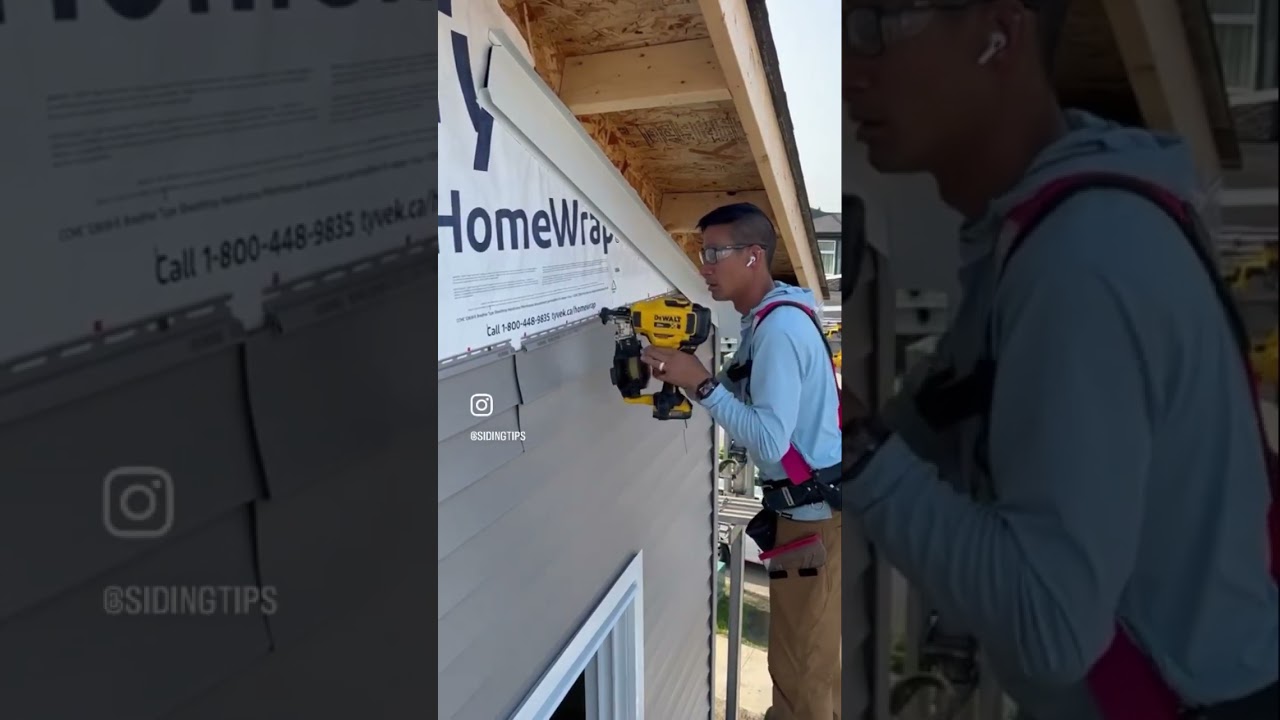 Vinyl siding adapter tip for the Dewalt cordless roofing nailer