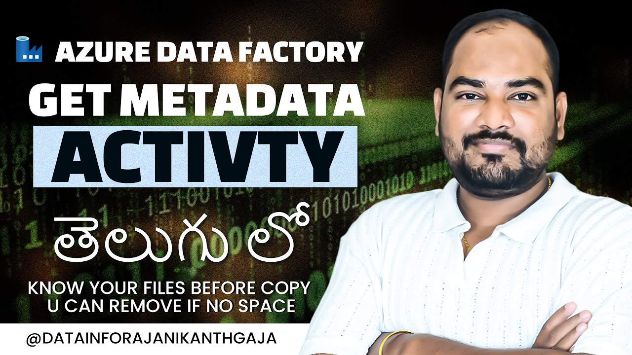 8.Get Metadata Activity in Azure Data Factory |File & Folder Examples| Interview 🎯Ready💼