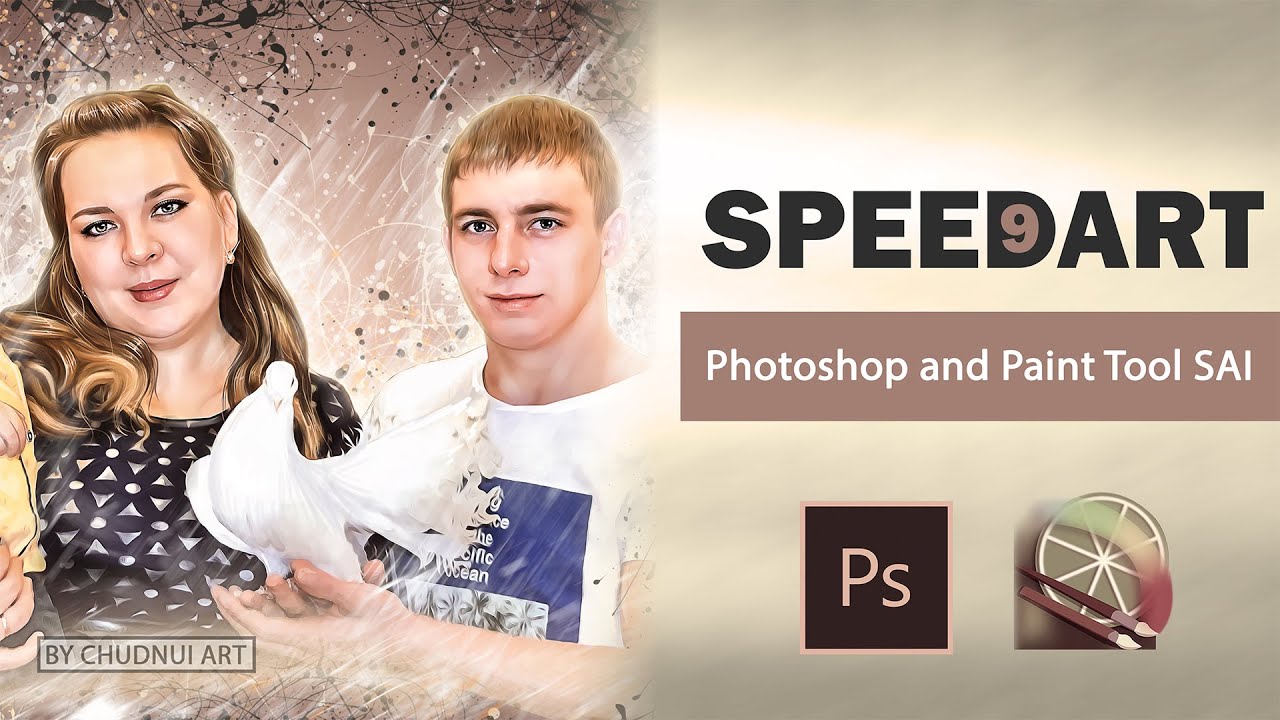 SpeedArt 9 / #Photoshop / #PORTRAIT / #дримарт / SPEED PAINTING / CHUDNUI ART