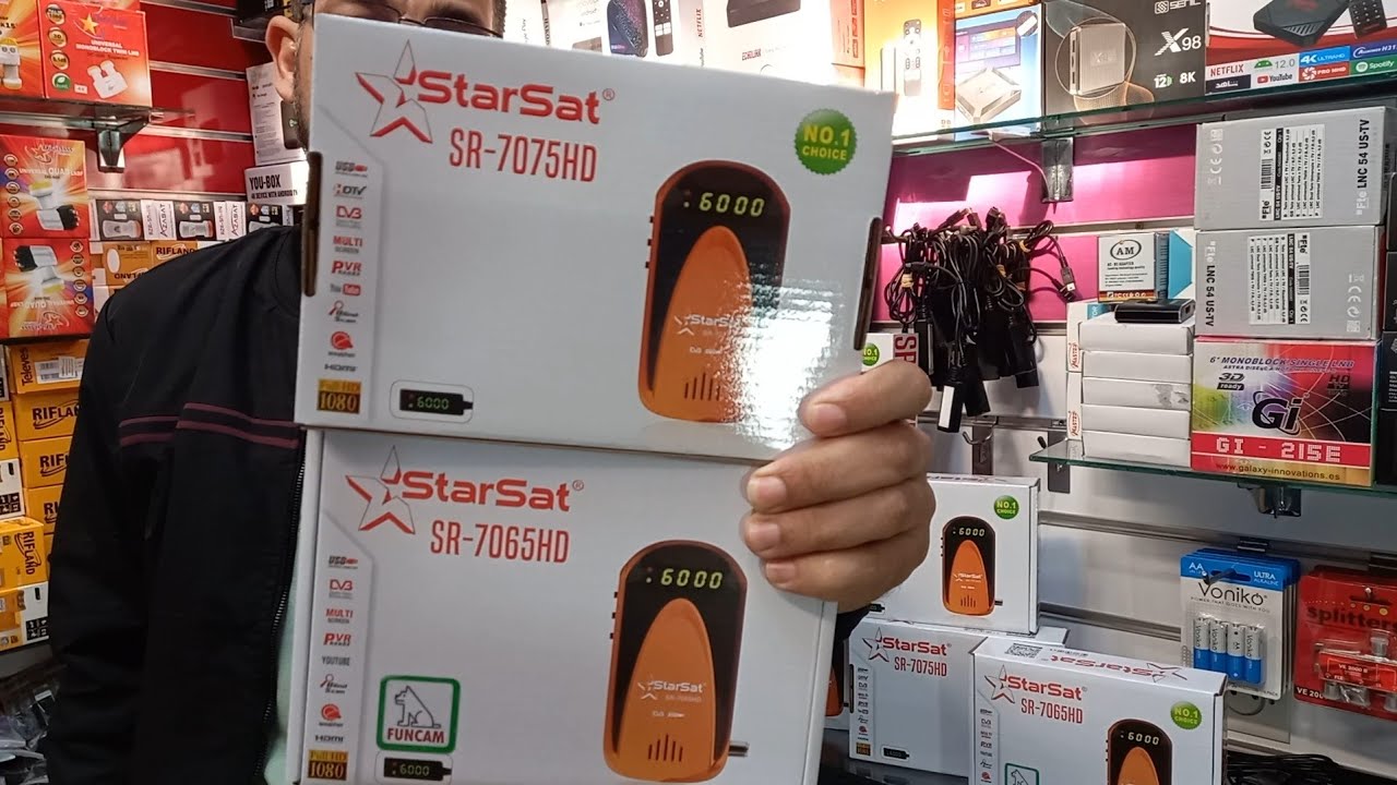 💣💣الجـــــديــــــــد مع ستارسات📡جهاز فانكام STARSAT SR 7065HD 2024