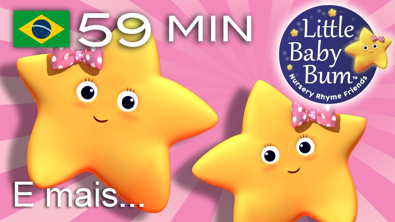 Brilha Brilha Estrelinha | Parte 2 | E muitas mais Canções de Ninar | LittleBabyBum!