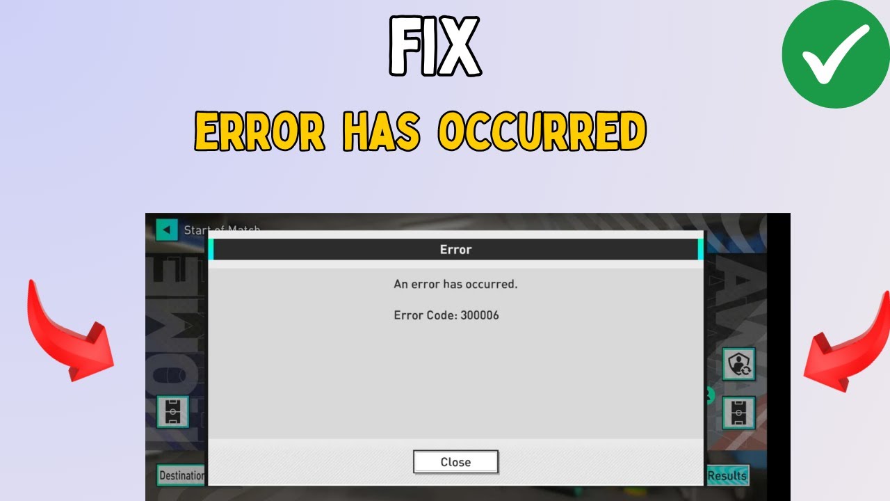 How to Fix An Error has occurred Error code 300006 in SEGA FOOTBALL CLUB CHAMPIONS
