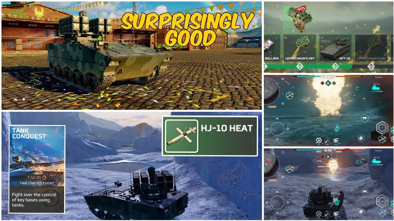 MWT TANK BATTLES Lucky Strike 🍀 Event free 🎁 AFT-10 gameplay ( Tank Conquest)