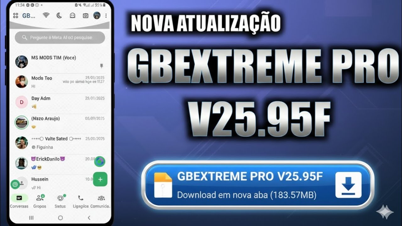 🧊 SAIU NOVA ATUALIZAÇÃO GBEXTREME PRO V25.95F FEVEREIRO 2026 !!!