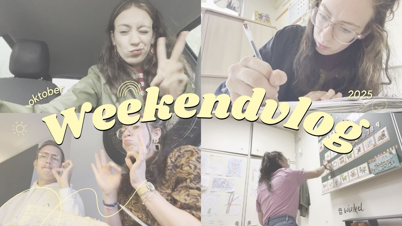 ASMR WEEKVLOG (maar ik heb het enorm druk!)