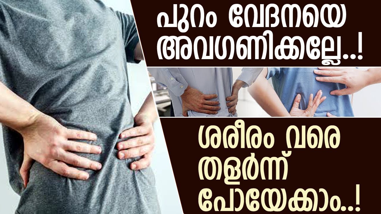 പുറം വേദനയുടെ കാരണങ്ങളും പരിഹാരങ്ങളും ..! l Back Pain