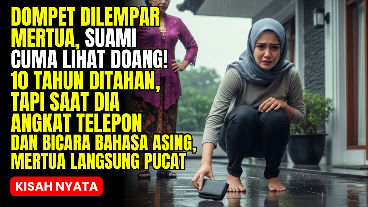 SUAMI DIAM SAAT DOMPET ISTRI DILEMPAR MERTUA, SATU TELEPON MENGHANCURKAN SEGALANYA