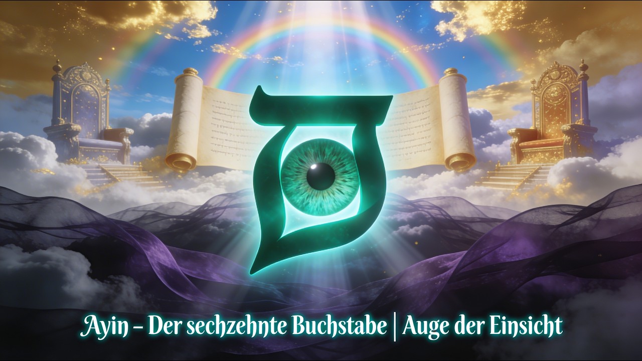 Der sechzehnte Buchstabe – Ayin | Auge der Einsicht 🕯️👁️