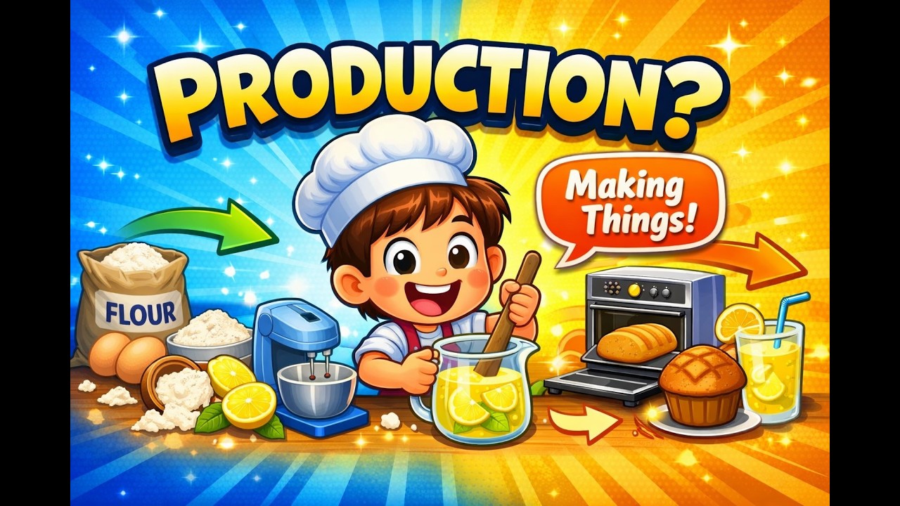 What Is Production? | Production Explained for Kids | SMART KIDS LEARN BUSINESS