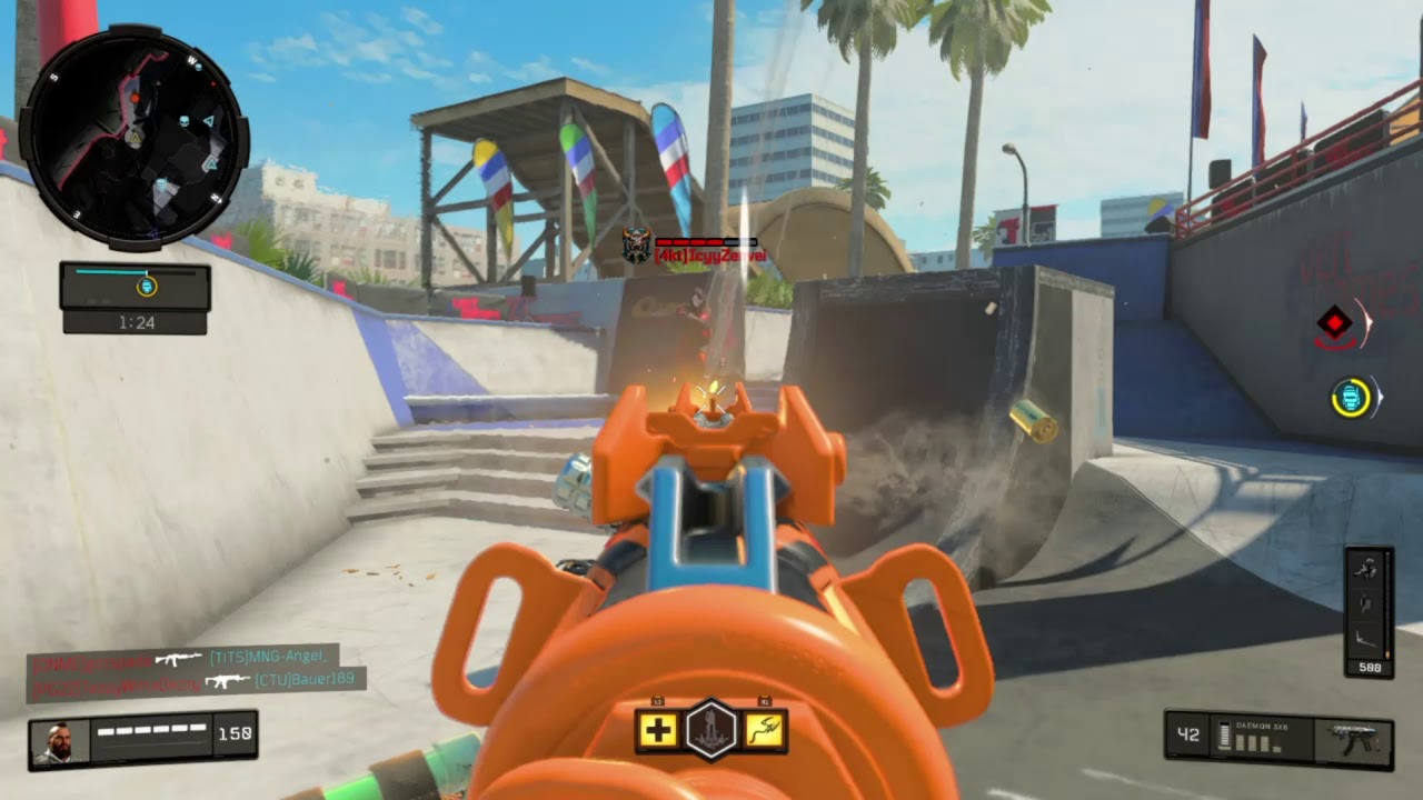 MY BO4 STRIKEPACK SETTINGS + GAMEPLAY 58 BOMB DEAMON & SAUG