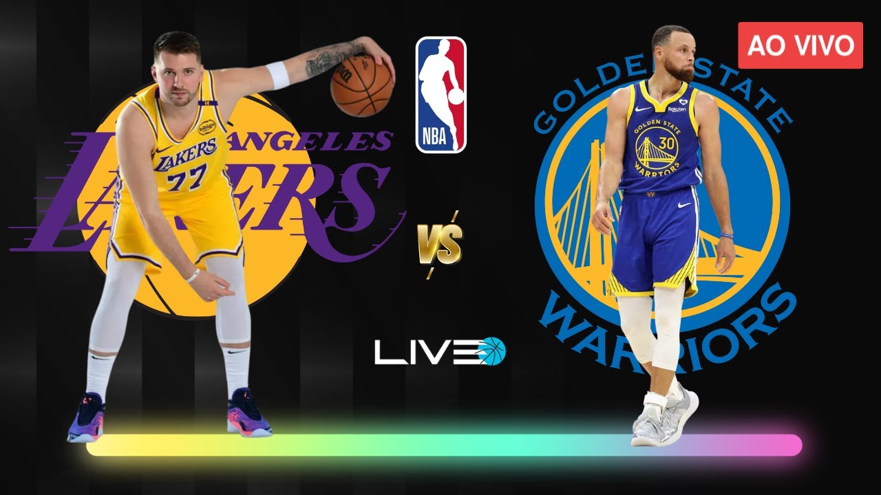LOS ANGELES LAKERS x GOLDEN STATE WARRIORS - NBA AO VIVO l Luka Doncic vs Stephen Curry