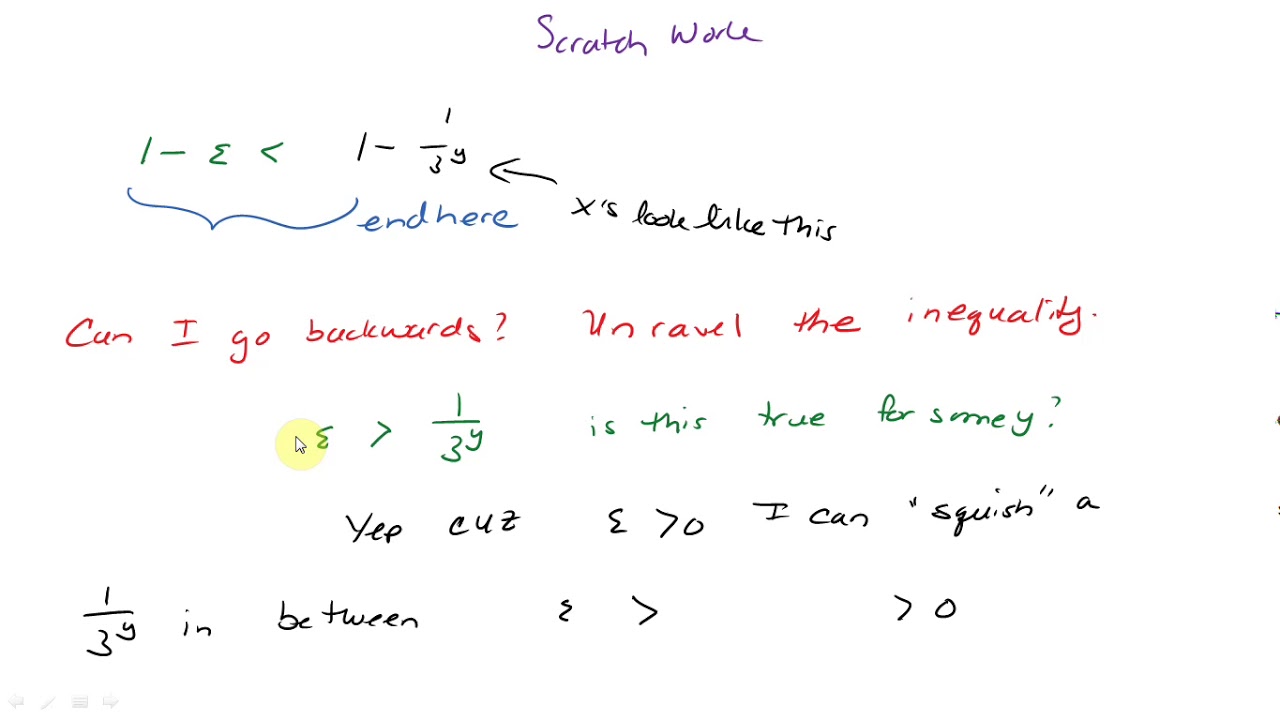 How to use the epsilon definition of sup in a proof
