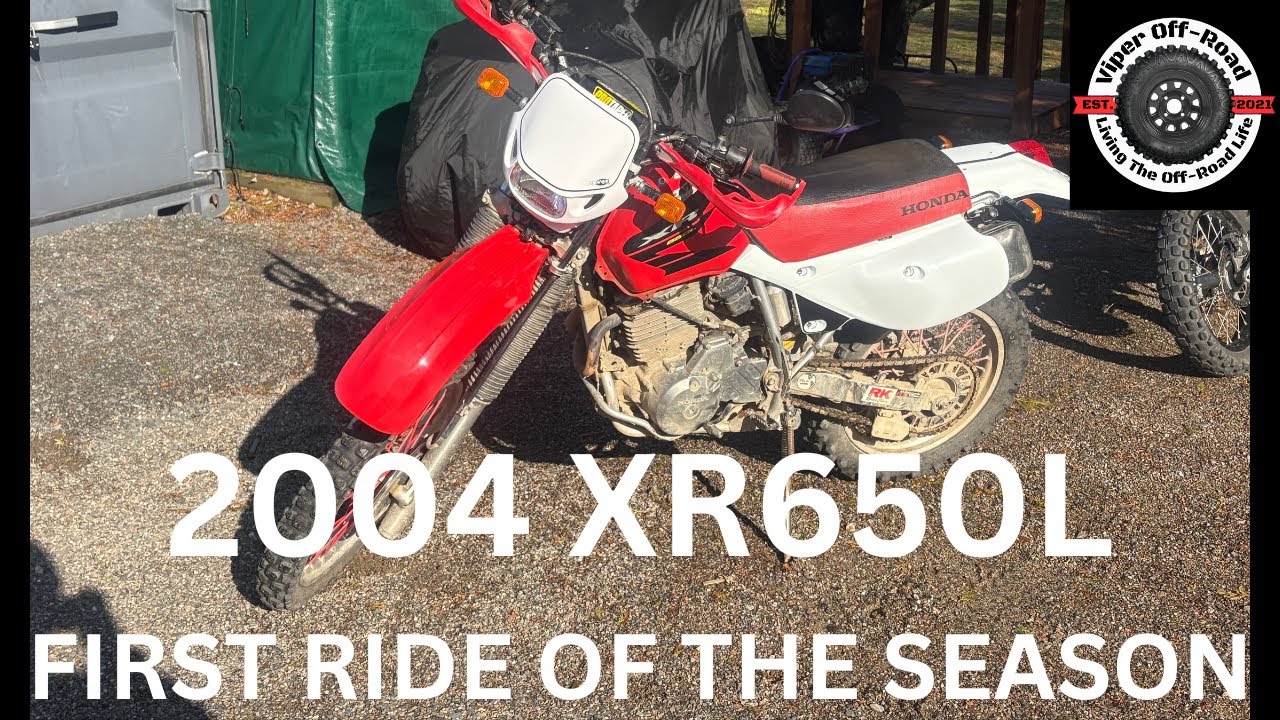 Taking the XR650L on WET & MUDDY trails for its first ride of 2025