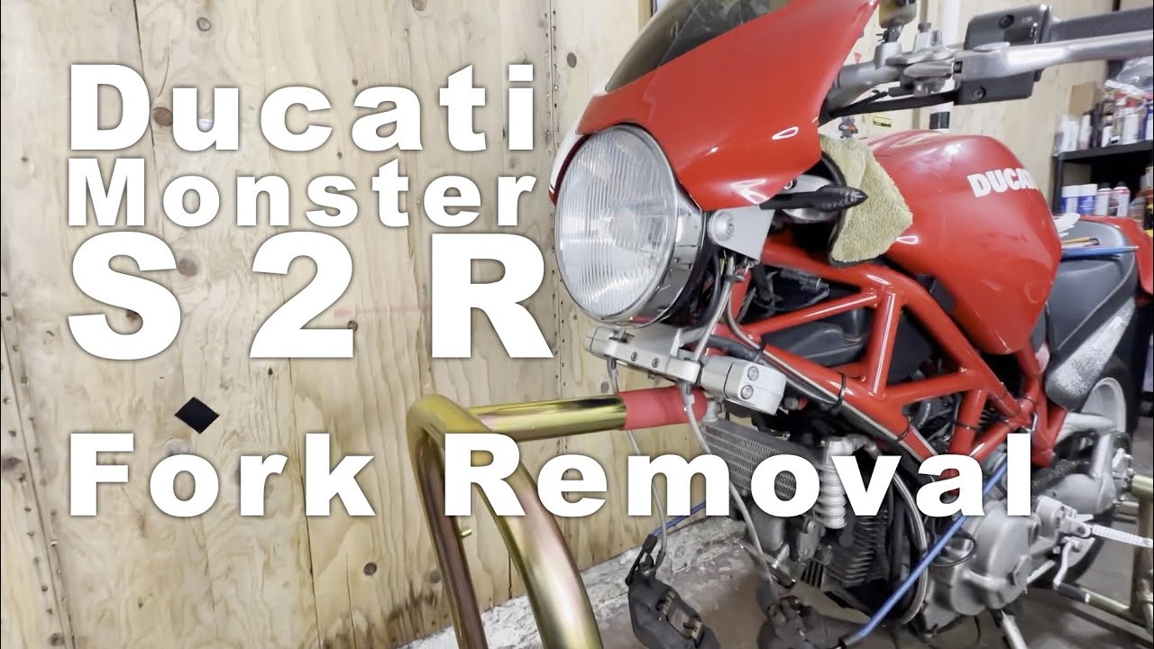 Fork Removal - Ducati Monster S2R 1000