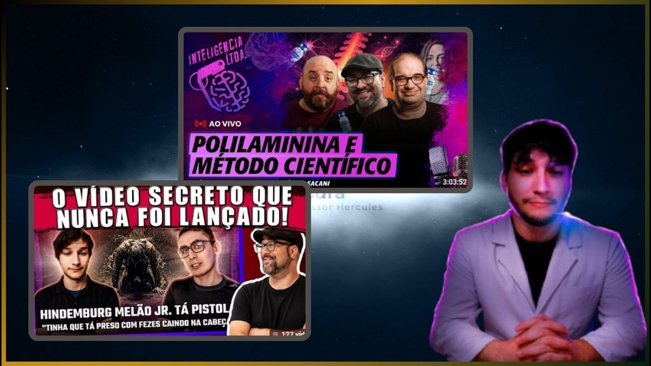 POLILAMININA, SERJÃO, PSEUDAGEM, BATE PAPO, CIÊNCIA E REACTS SEM SENTIDO