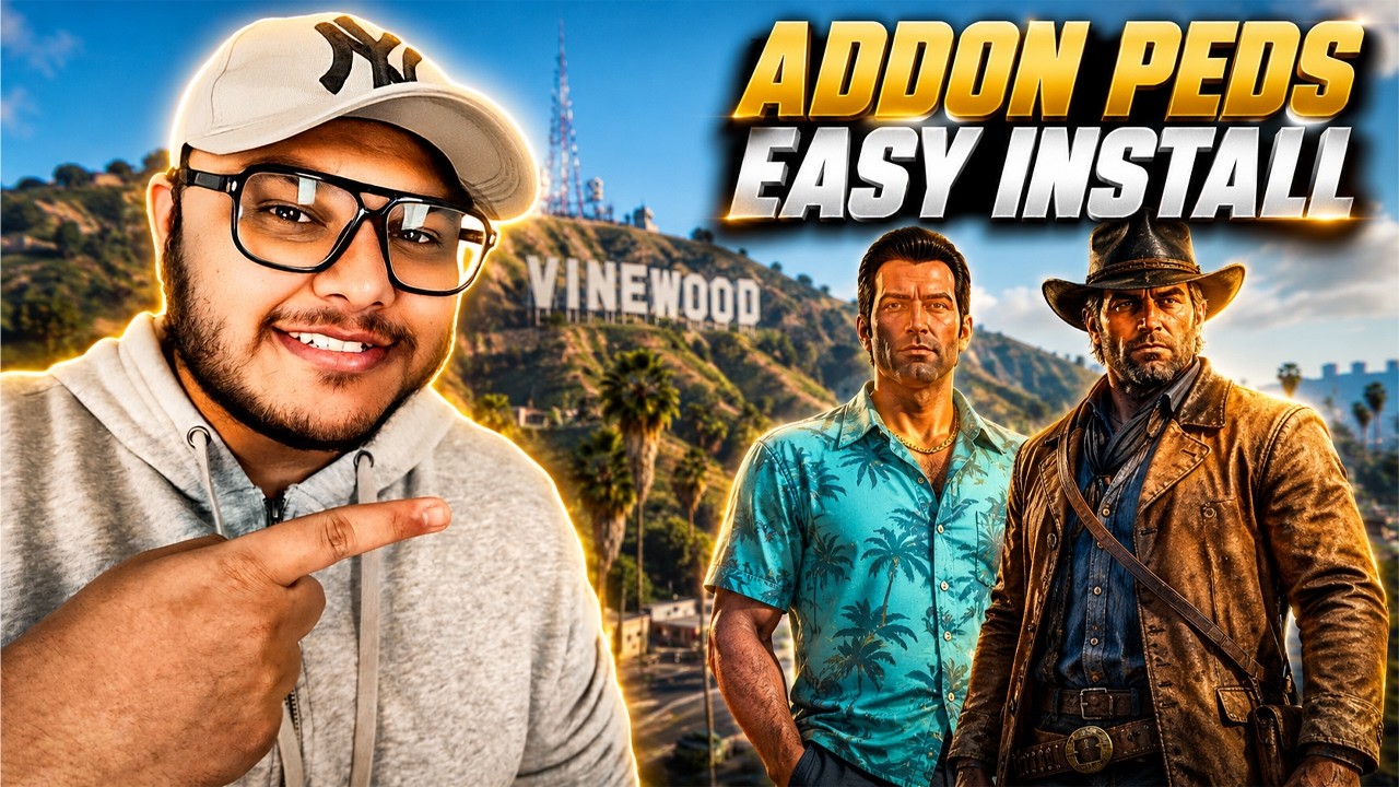 Install Custom Addon Peds In GTA 5 Easily (Latest Method)