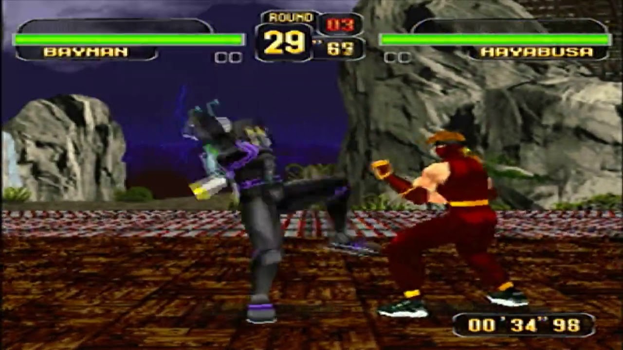 Dead or alive sega saturn Bayman combo