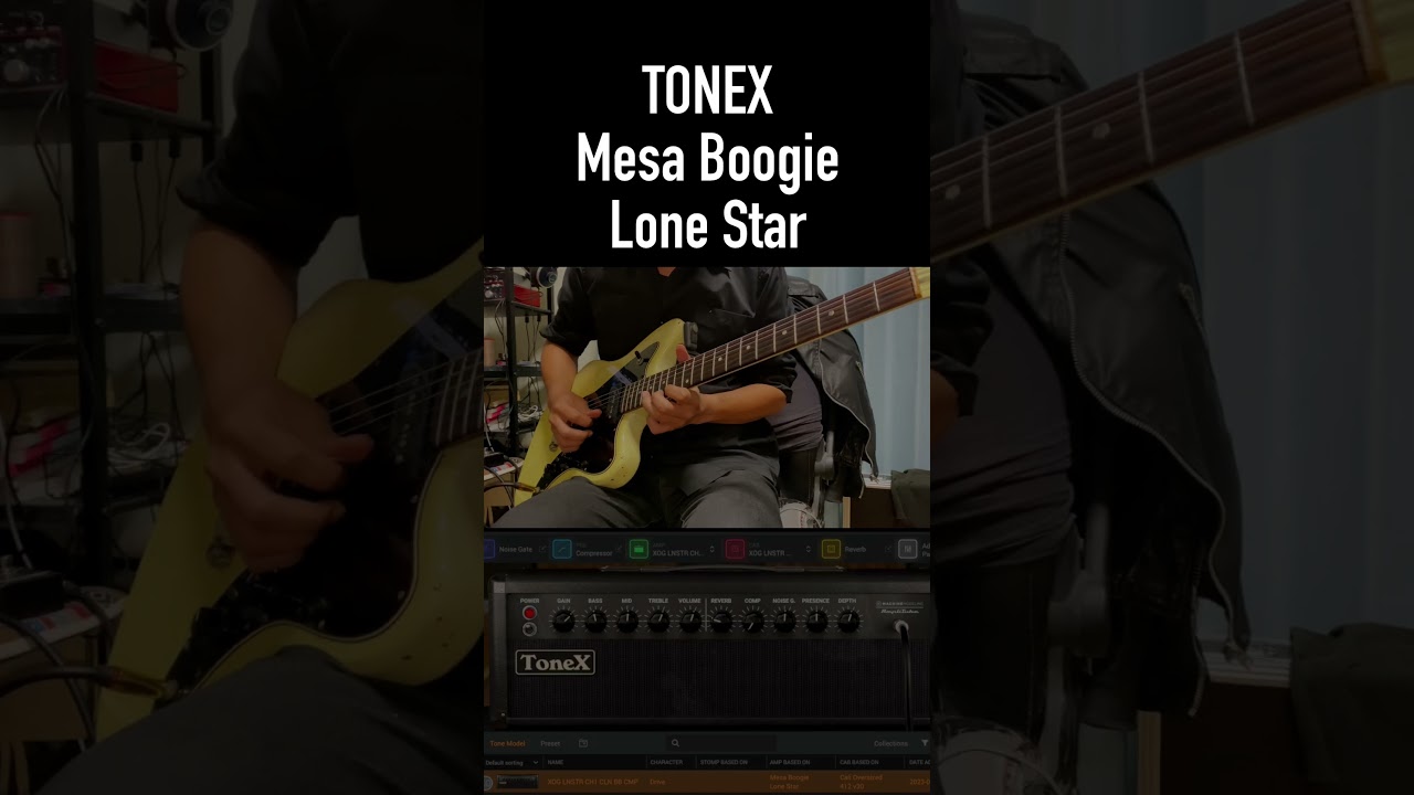 [TONEX] Mesa Boogie Lone Star Demo Music Guitar Solo 3 