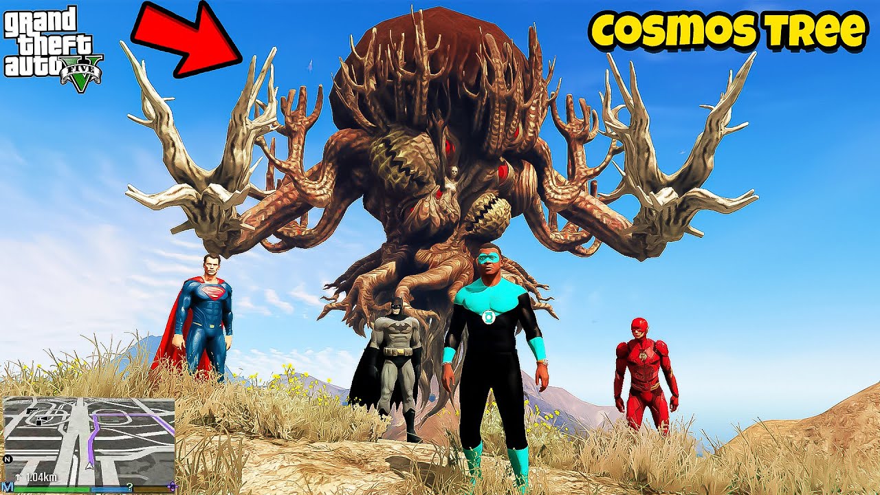 FRANKLIN MEET COSMOS TREE in GTA 5 | The Avenger: The Cosmic War - #009