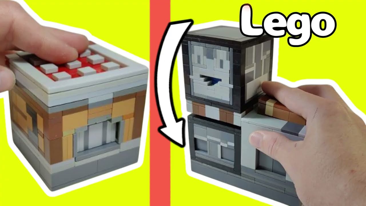 Я Построил РЕДСТОУН Механизмы из Lego | Lego Minecraft ​
