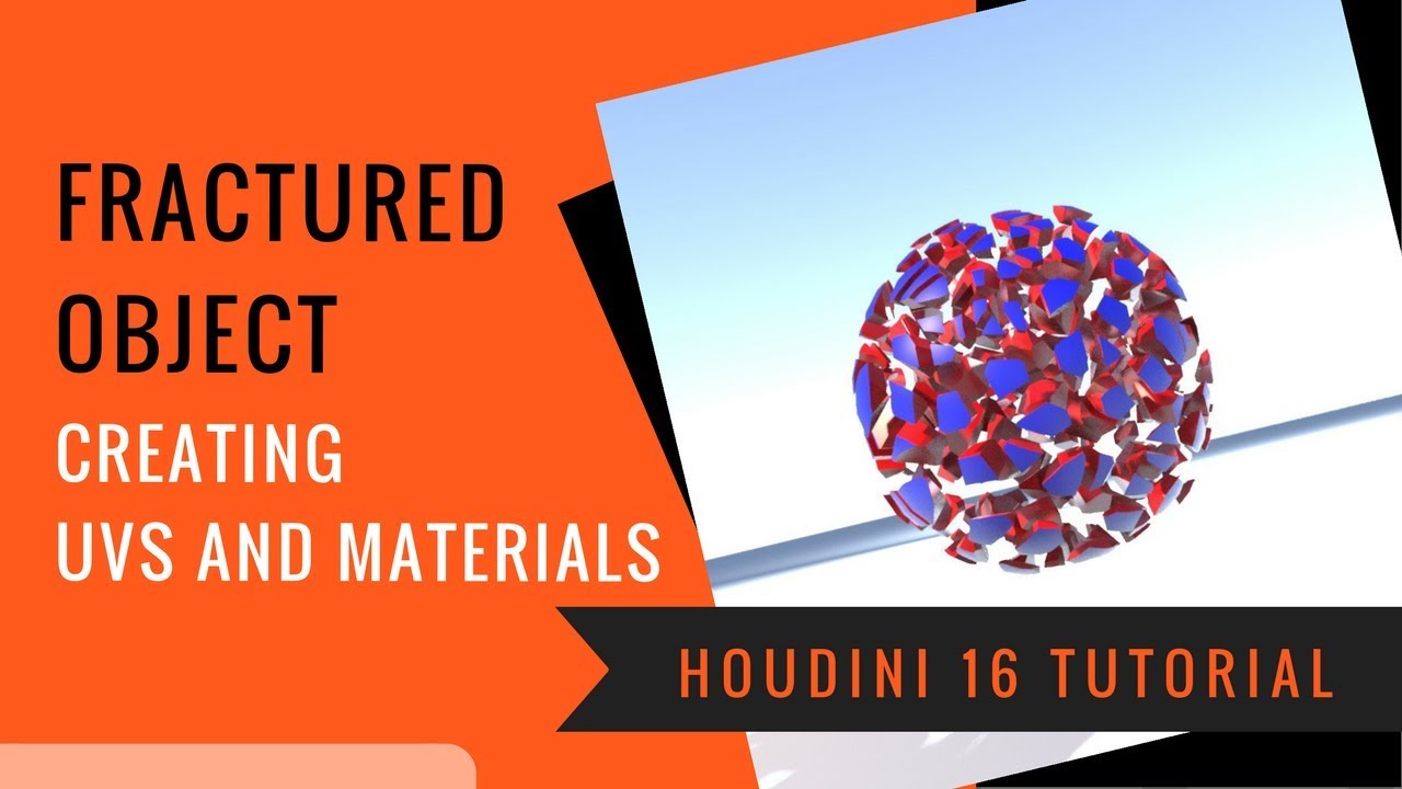UVing and Adding Materials to a Fractured Object in Houdini